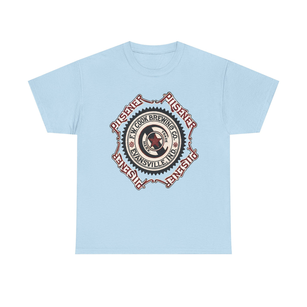 Cook Brewery 1889 Logo Tee — Evansville Beer T‑Shirt