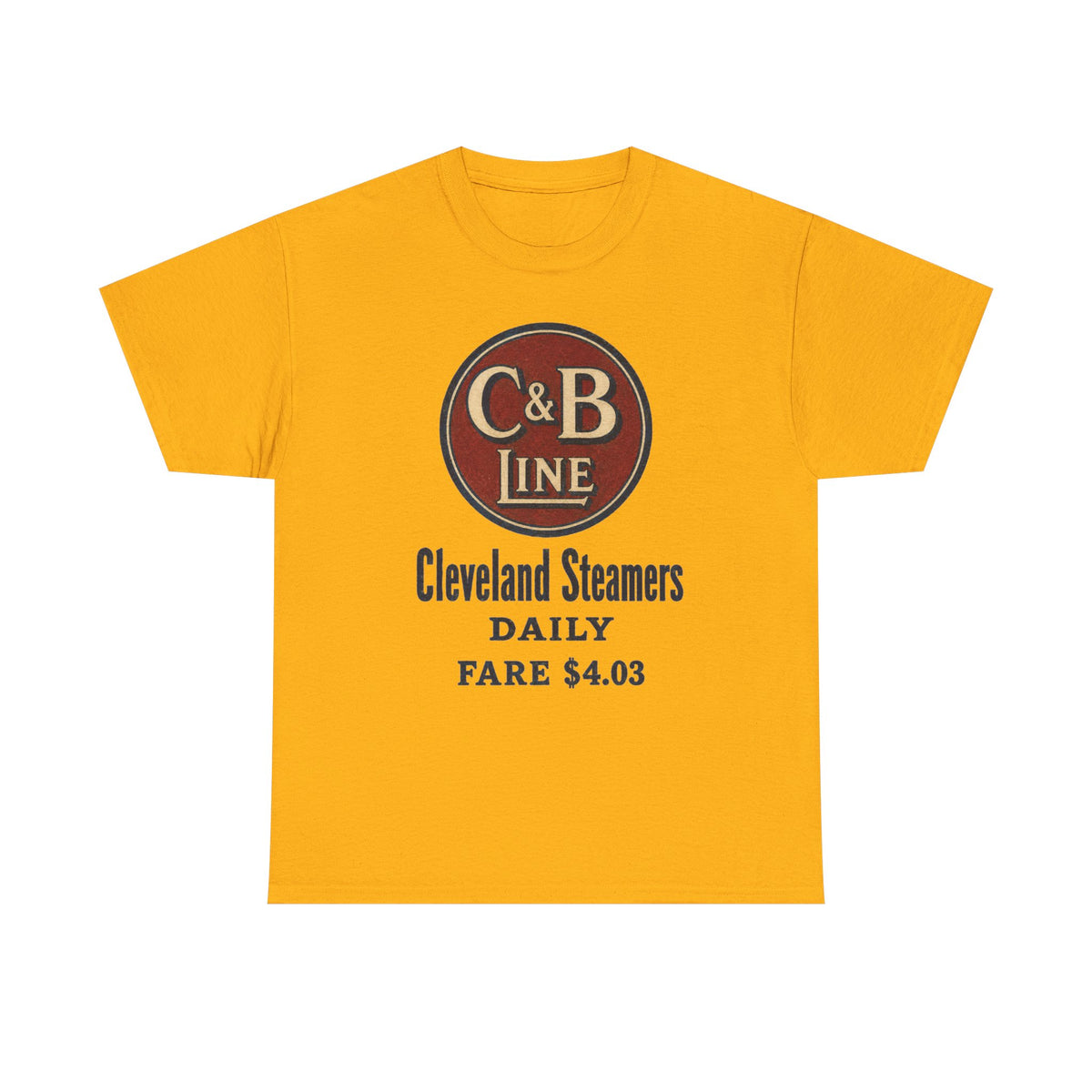 Cleveland Steamers Vintage Logo Tee — C&B Line Daily Fare 4.03