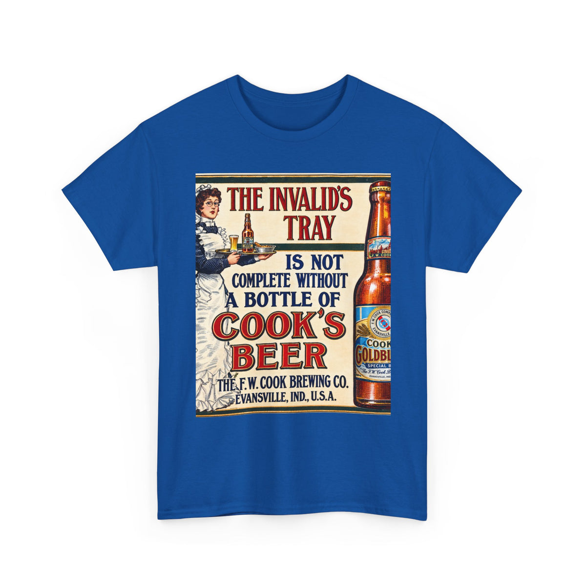 Vintage 'Cook’s Beer' Retro Ad Tee — 1903 Brewery Graphic T‑Shirt