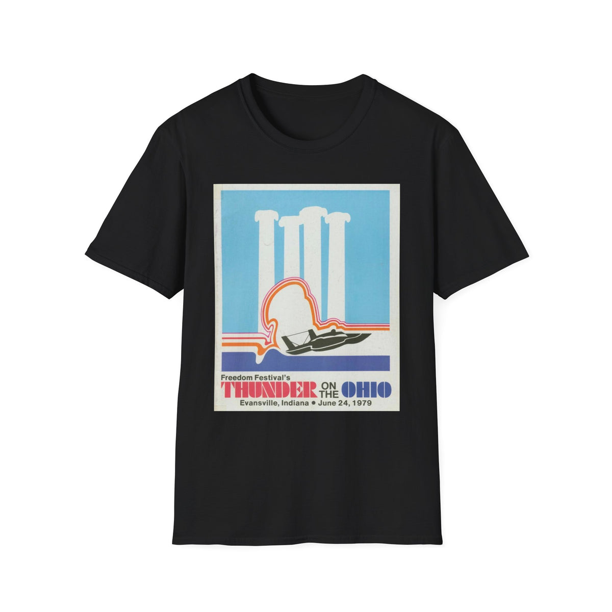 Thunder on the Ohio — Retro 1979 Hydroplane Race T-Shirt