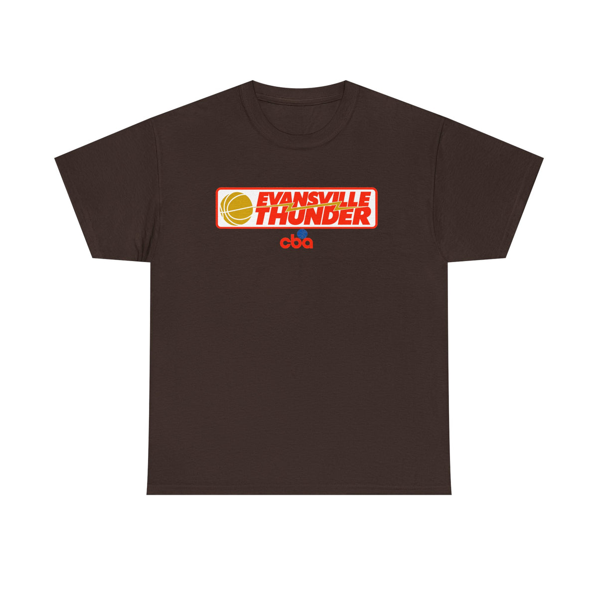 Evansville Thunder Basketball T-Shirt — Retro Logo Tee