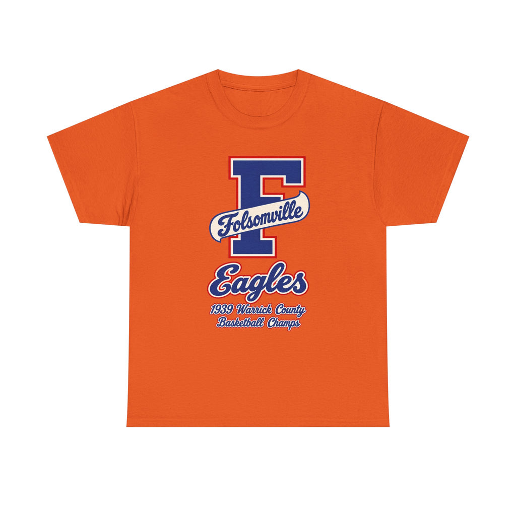 Folsomville High School Eagles Basketball Team Logo T-Shirt