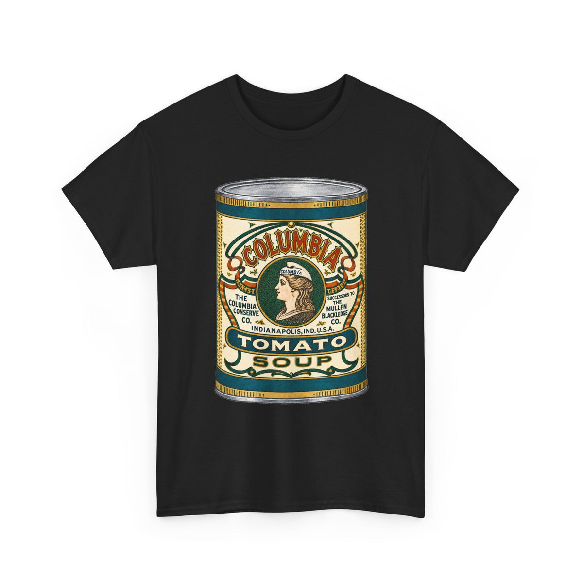 Columbia Tomato Soup Can T-Shirt…Indianapolis 1904 Ad