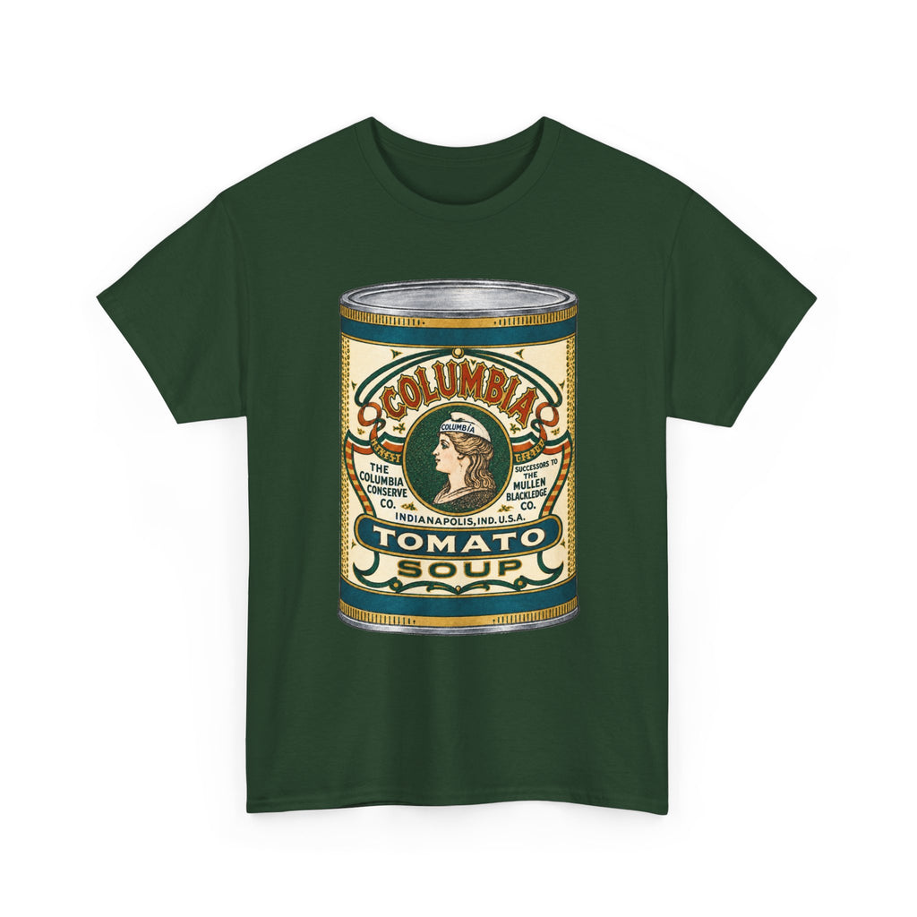 Columbia Tomato Soup Can T-Shirt…Indianapolis 1904 Ad
