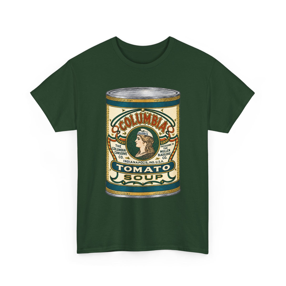 Columbia Tomato Soup Can T-Shirt…Indianapolis 1904 Ad