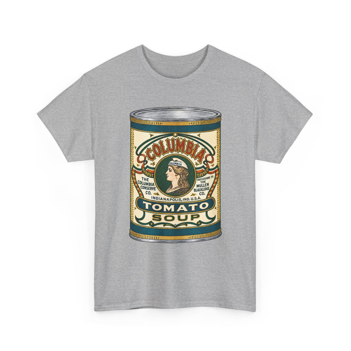 Columbia Tomato Soup Can T-Shirt…Indianapolis 1904 Ad