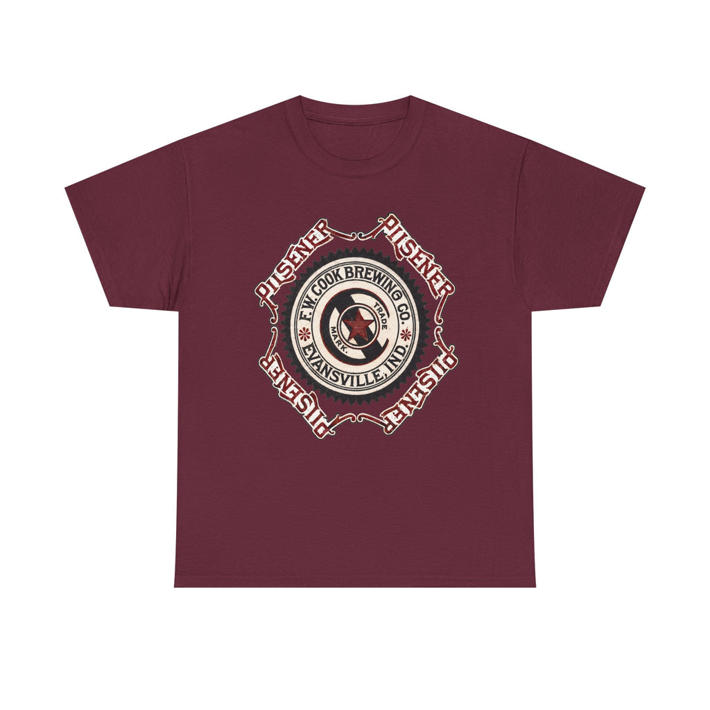 Cook Brewery 1889 Logo Tee — Evansville Beer T‑Shirt