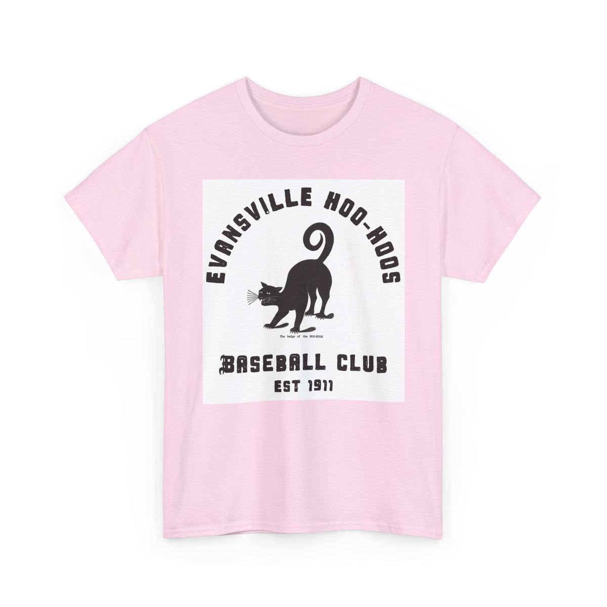 Evansville Hoo-Hoos 1911 Vintage Cat Baseball Tee