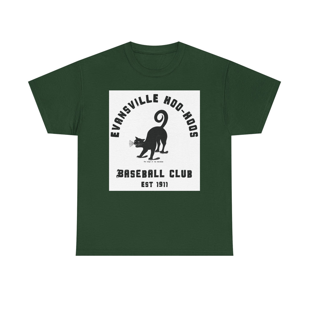 Evansville Hoo-Hoos 1911 Vintage Cat Baseball Tee