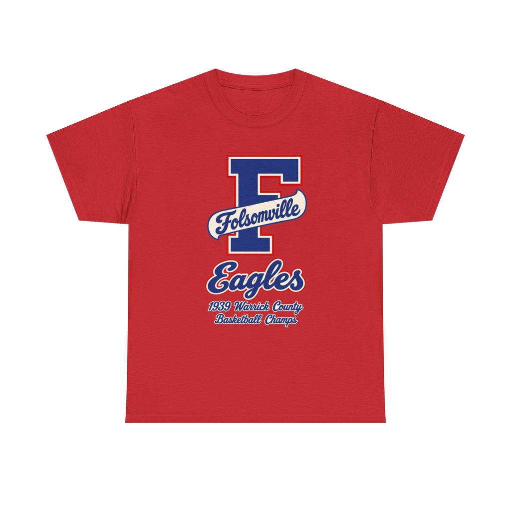 Folsomville High School Eagles Basketball Team Logo T-Shirt