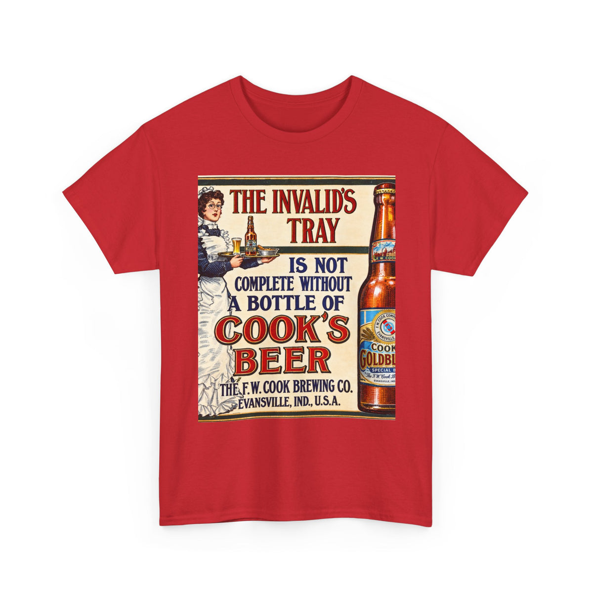 Vintage 'Cook’s Beer' Retro Ad Tee — 1903 Brewery Graphic T‑Shirt