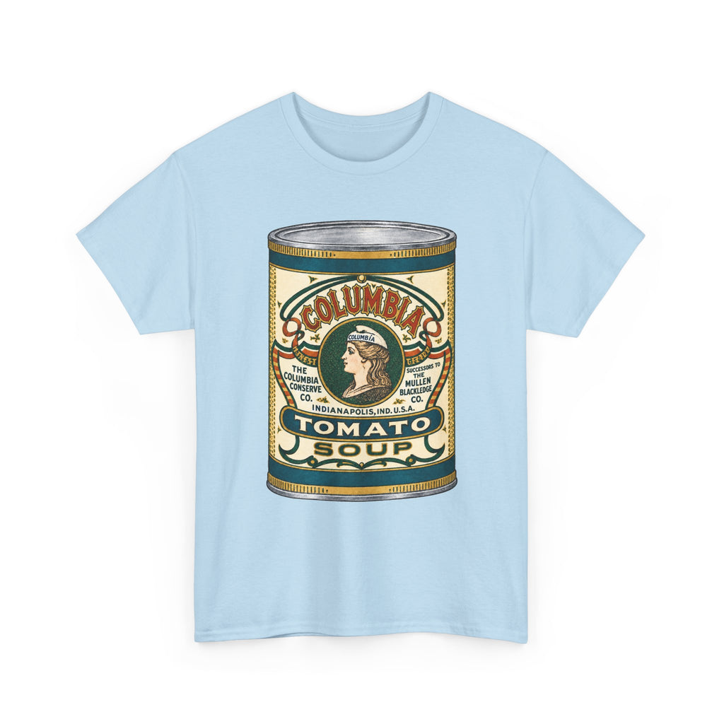 Columbia Tomato Soup Can T-Shirt…Indianapolis 1904 Ad