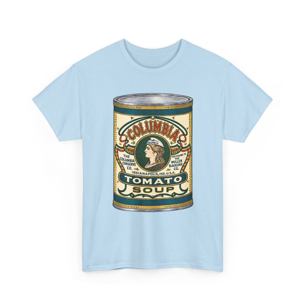 Columbia Tomato Soup Can T-Shirt…Indianapolis 1904 Ad