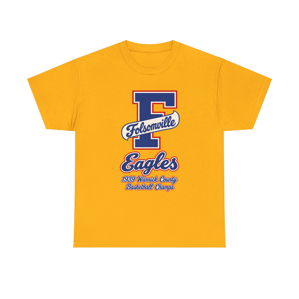 Folsomville High School Eagles Basketball Team Logo T-Shirt