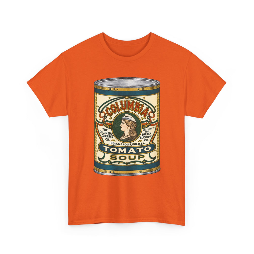 Columbia Tomato Soup Can T-Shirt…Indianapolis 1904 Ad