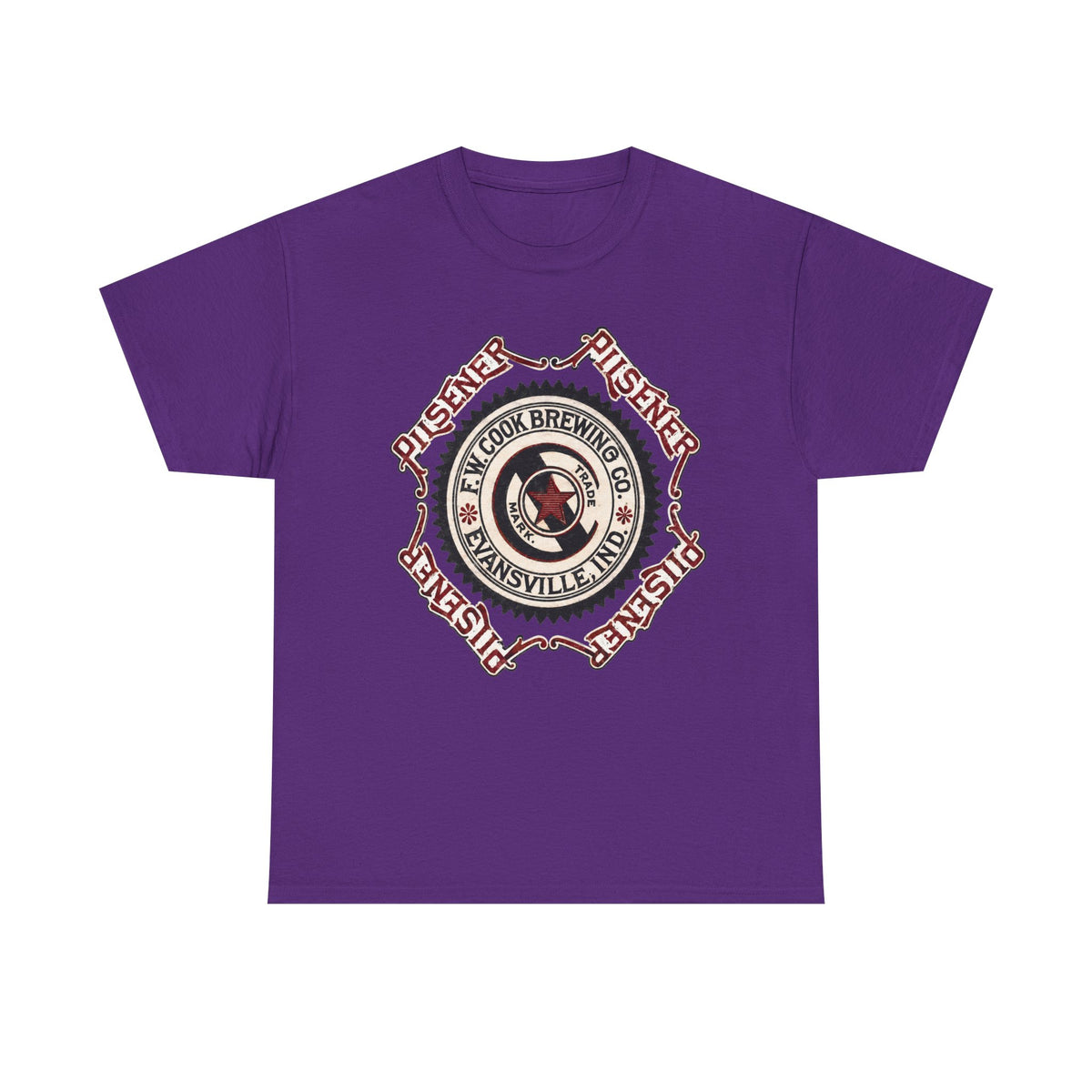 Cook Brewery 1889 Logo Tee — Evansville Beer T‑Shirt