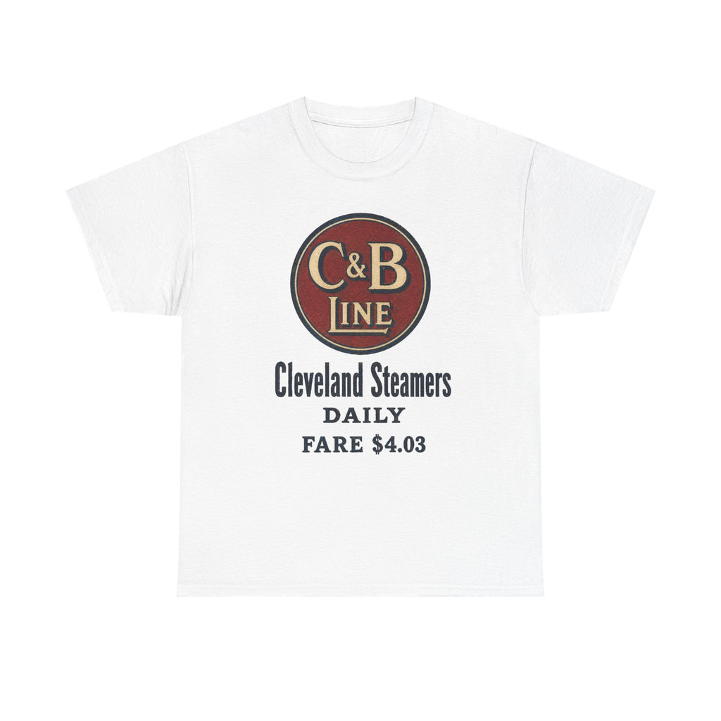 Cleveland Steamers Vintage Logo Tee — C&B Line Daily Fare 4.03