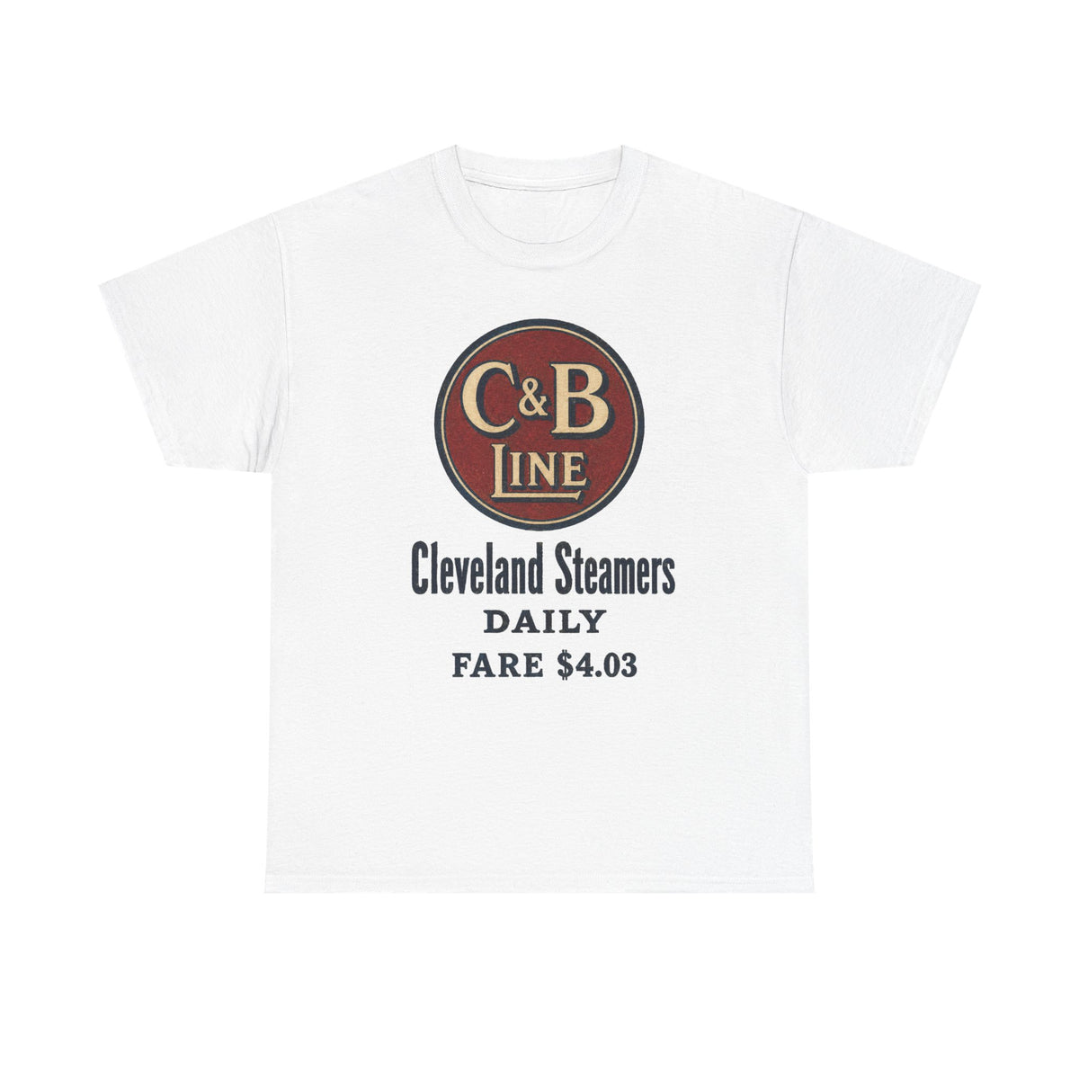 Cleveland Steamers Vintage Logo Tee — C&B Line Daily Fare 4.03