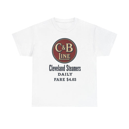 Cleveland Steamers Vintage Logo Tee — C&B Line Daily Fare 4.03