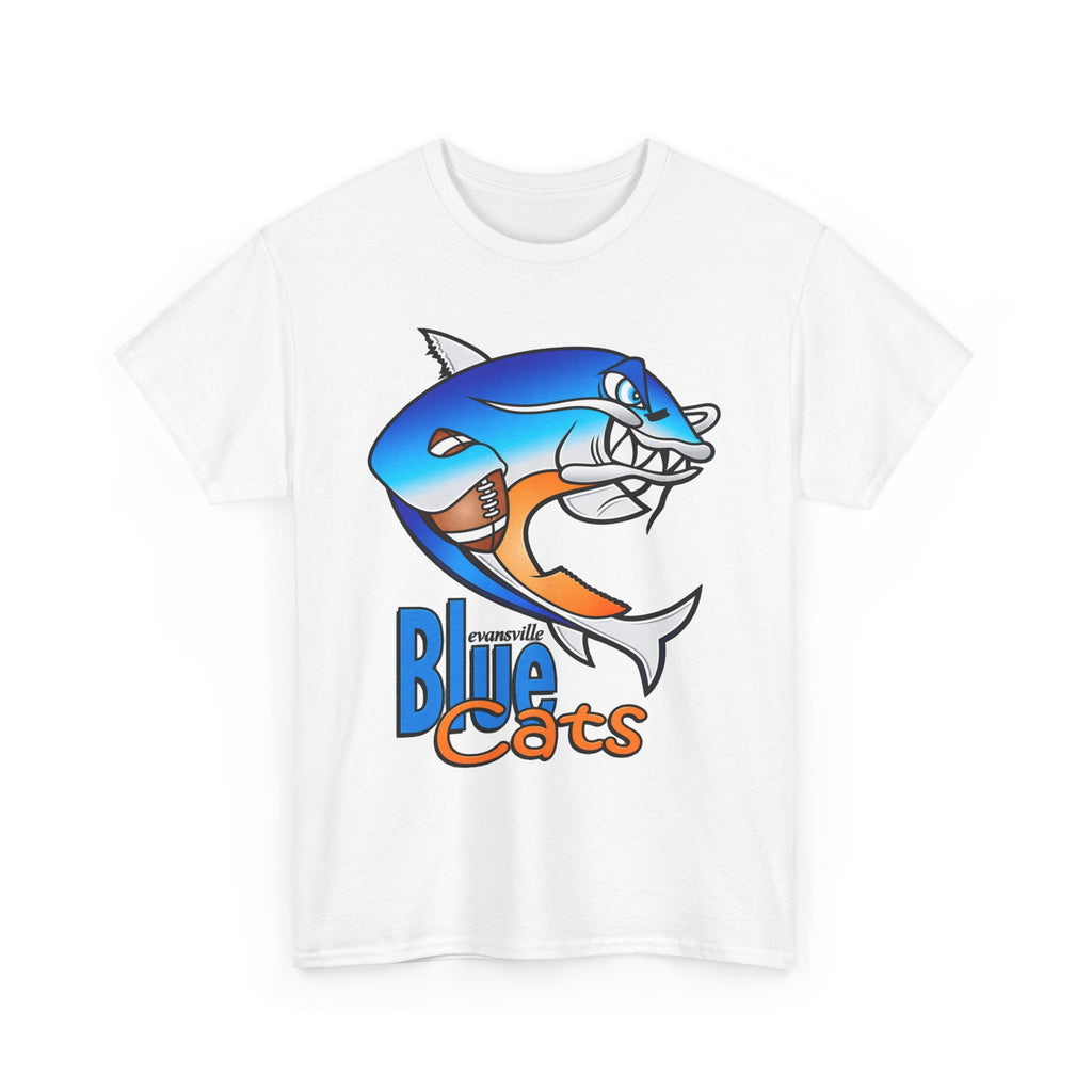 Evansville Blue Cats Shark Mascot T-Shirt