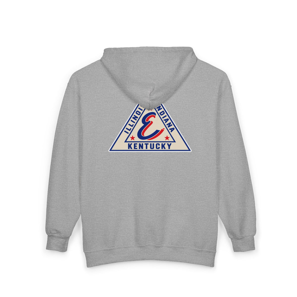 Evansville Triplets Full-Zip Hoodie — Vintage Script Team Jacket