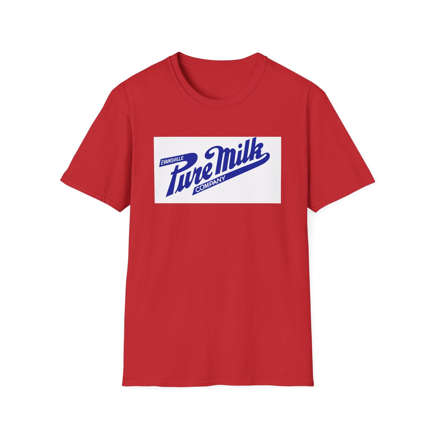 Pure Milk Company Retro Tee — Vintage Evansville Dairy Logo T-Shirt