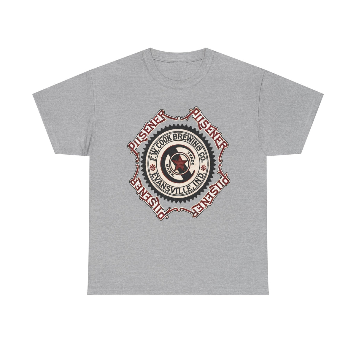 Cook Brewery 1889 Logo Tee — Evansville Beer T‑Shirt