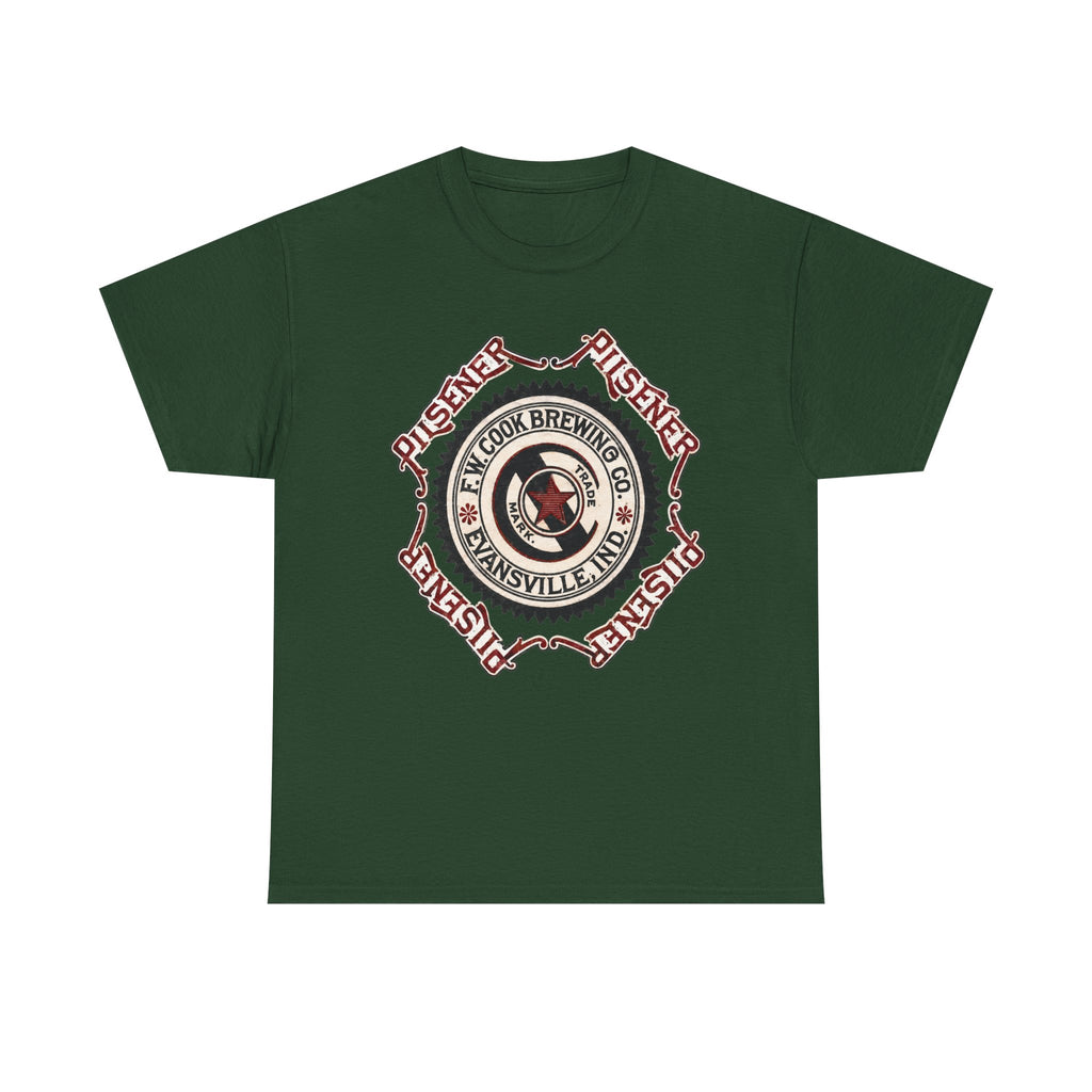 Cook Brewery 1889 Logo Tee — Evansville Beer T‑Shirt