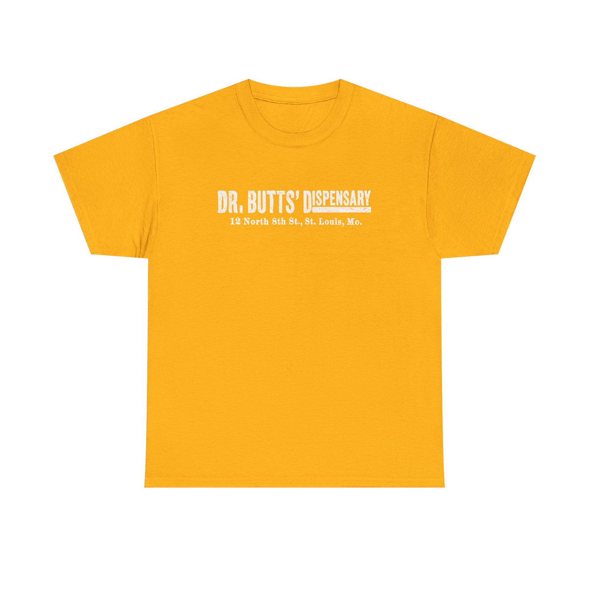 Dr. Butts' Dispensary St. Louis 1881 Tee – Vintage Apothecary Logo Shirt