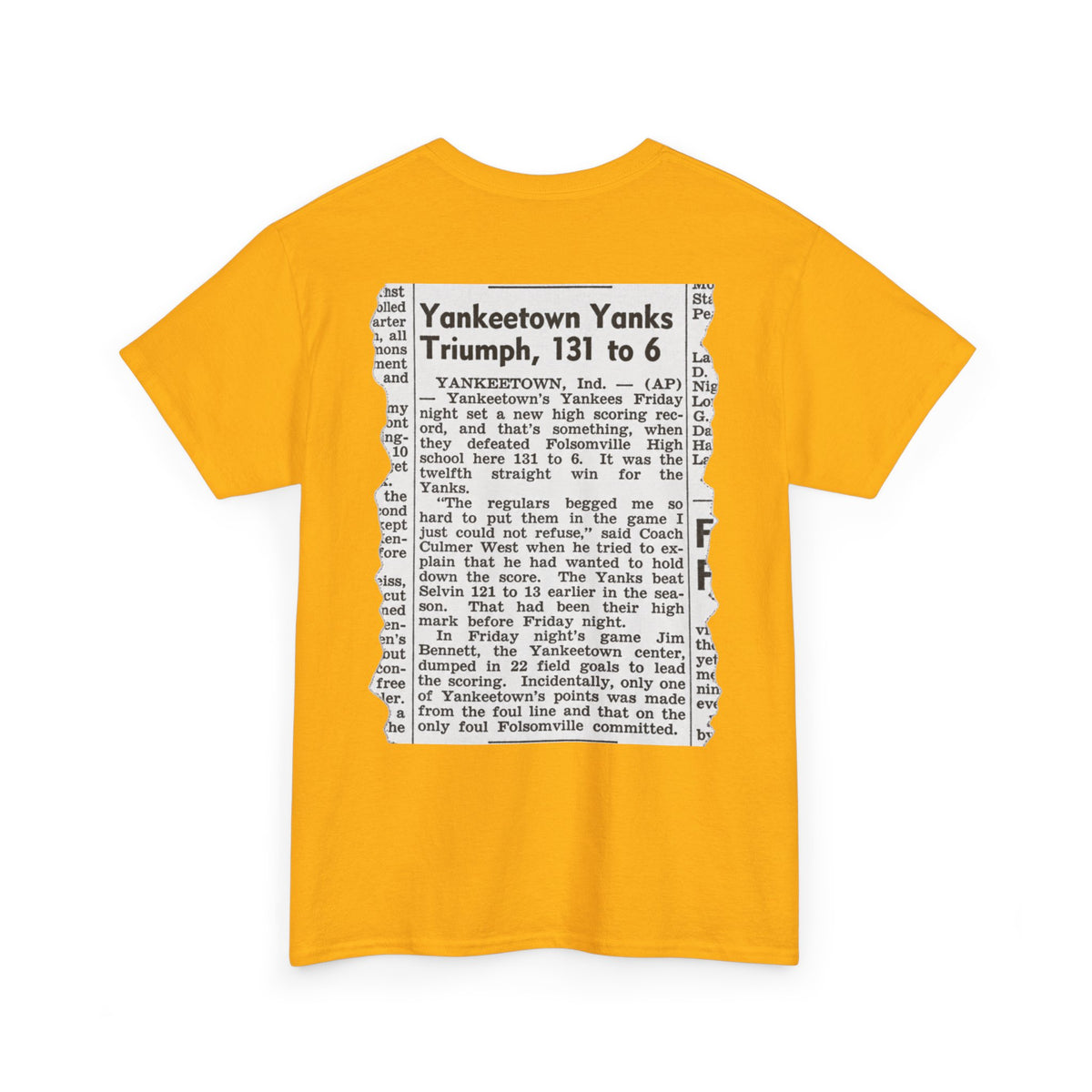 Yankeetown Yanks High School Basketball T-Shirt