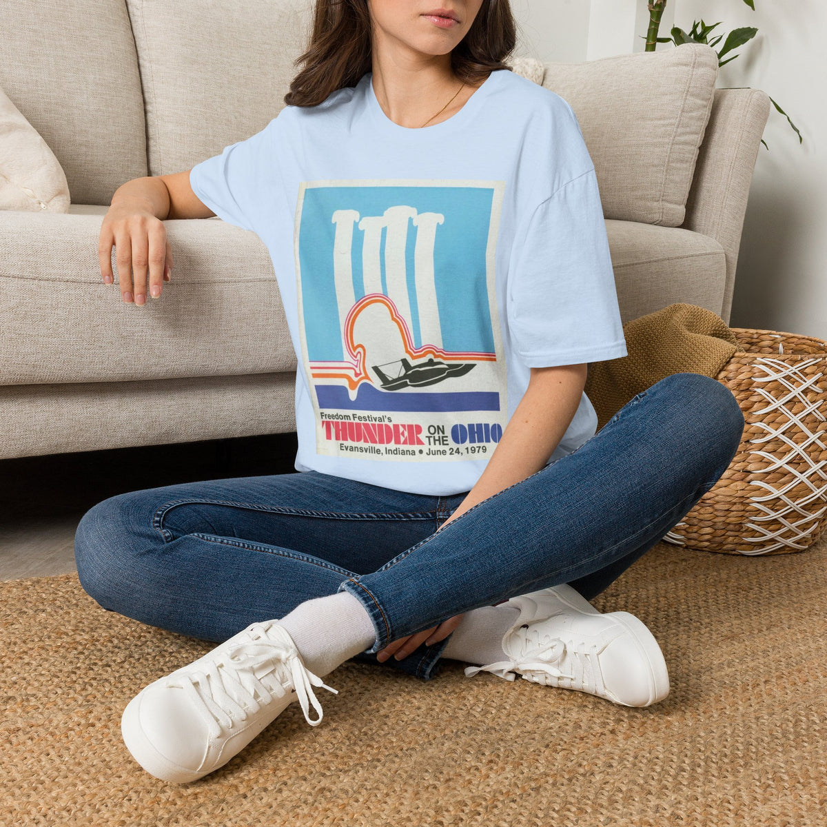 Thunder on the Ohio — Retro 1979 Hydroplane Race T-Shirt
