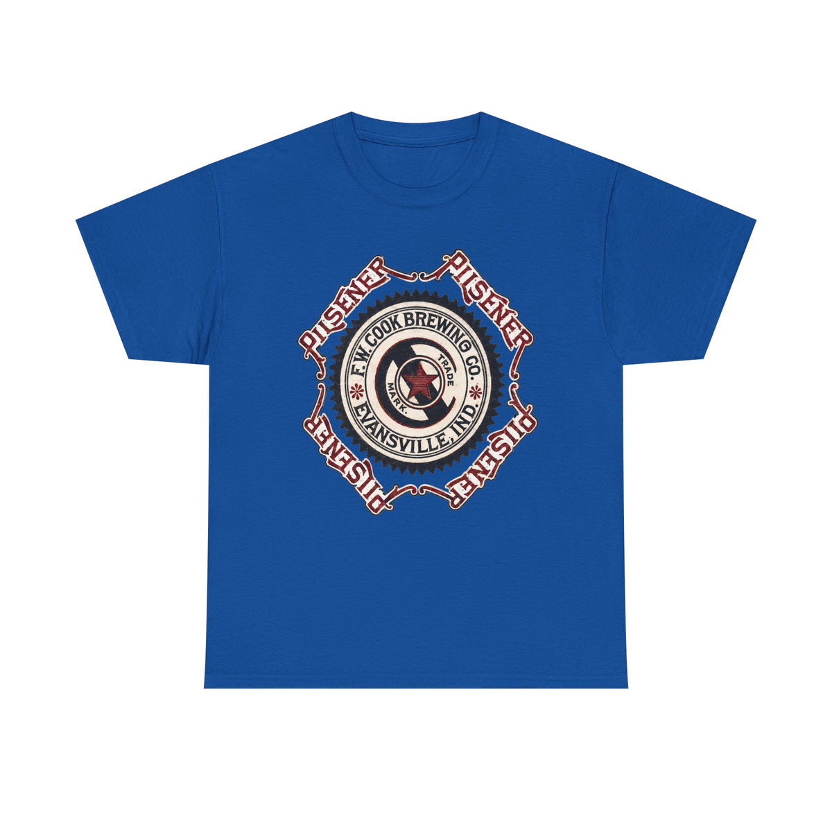 Cook Brewery 1889 Logo Tee — Evansville Beer T‑Shirt