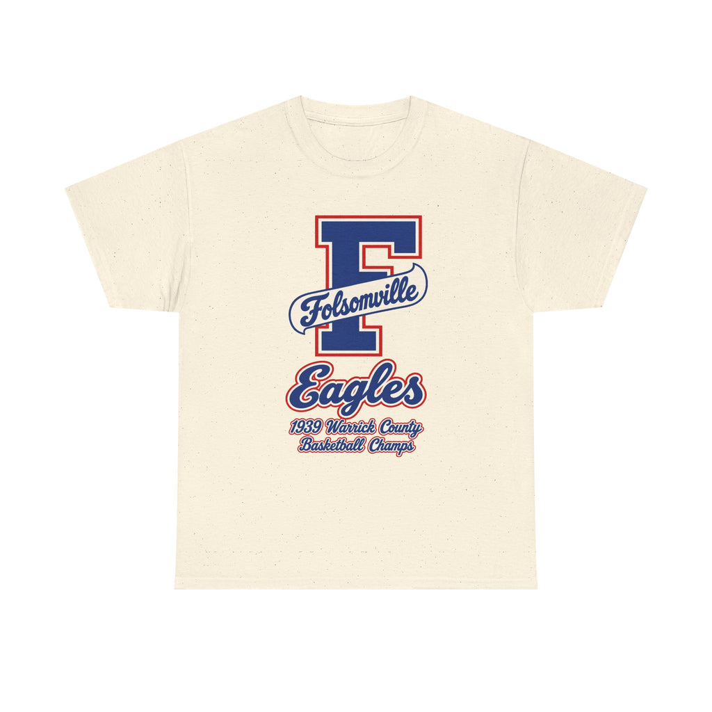 Folsomville High School Eagles Basketball Team Logo T-Shirt