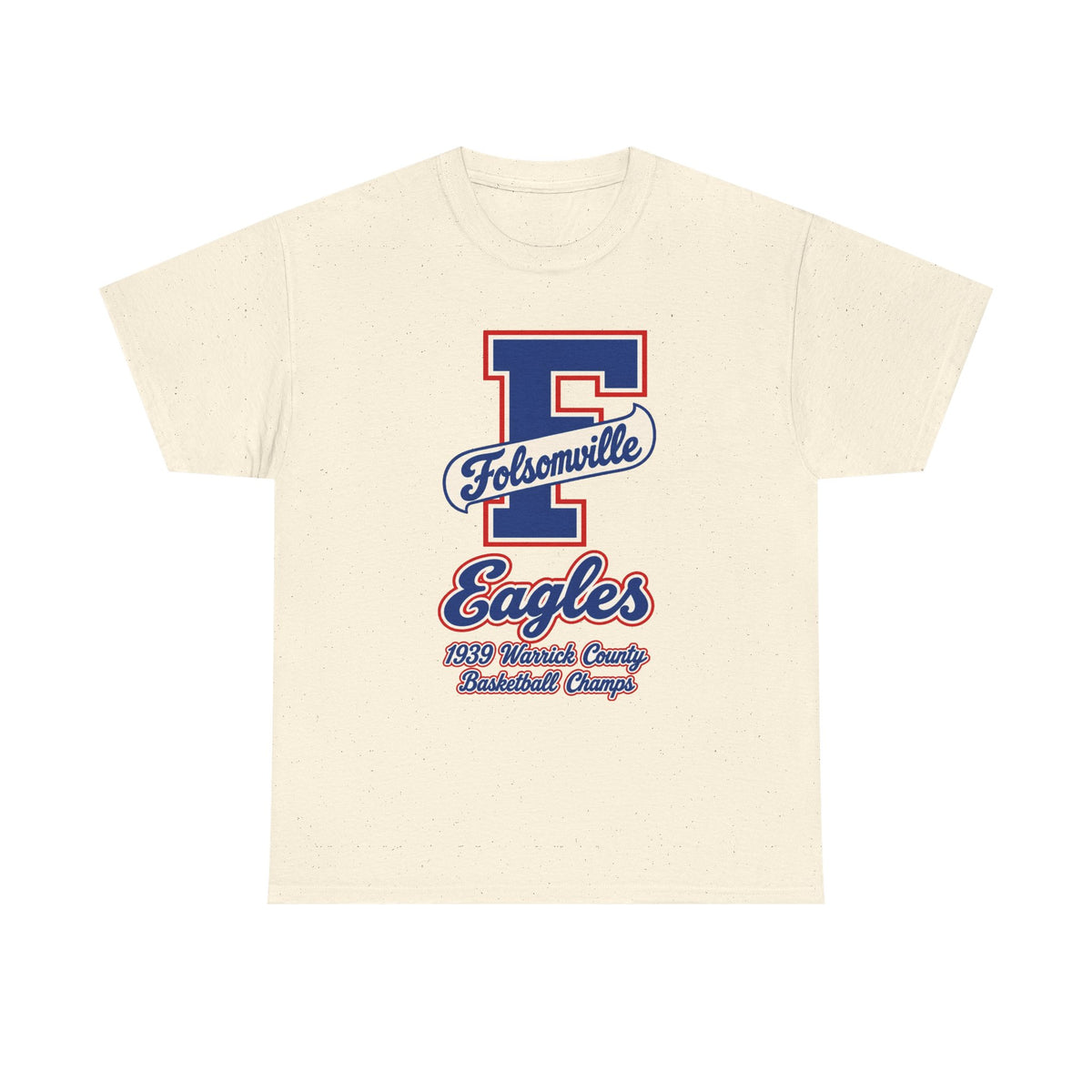 Folsomville High School Eagles Basketball Team Logo T-Shirt