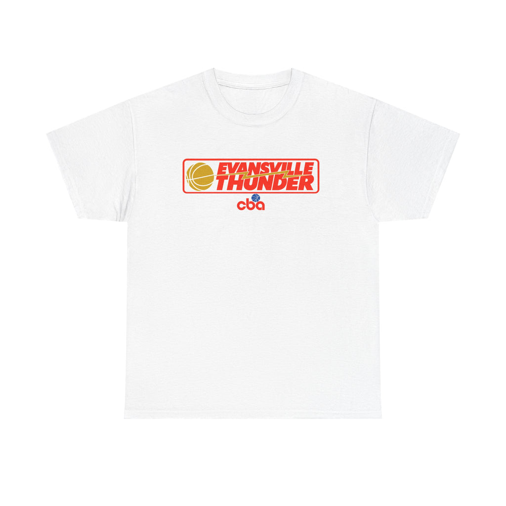 Evansville Thunder Basketball T-Shirt — Retro Logo Tee