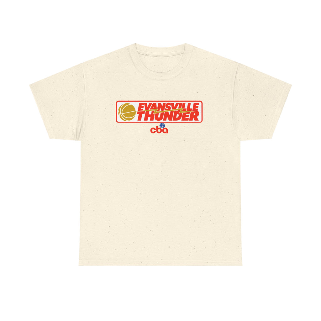 Evansville Thunder Basketball T-Shirt — Retro Logo Tee