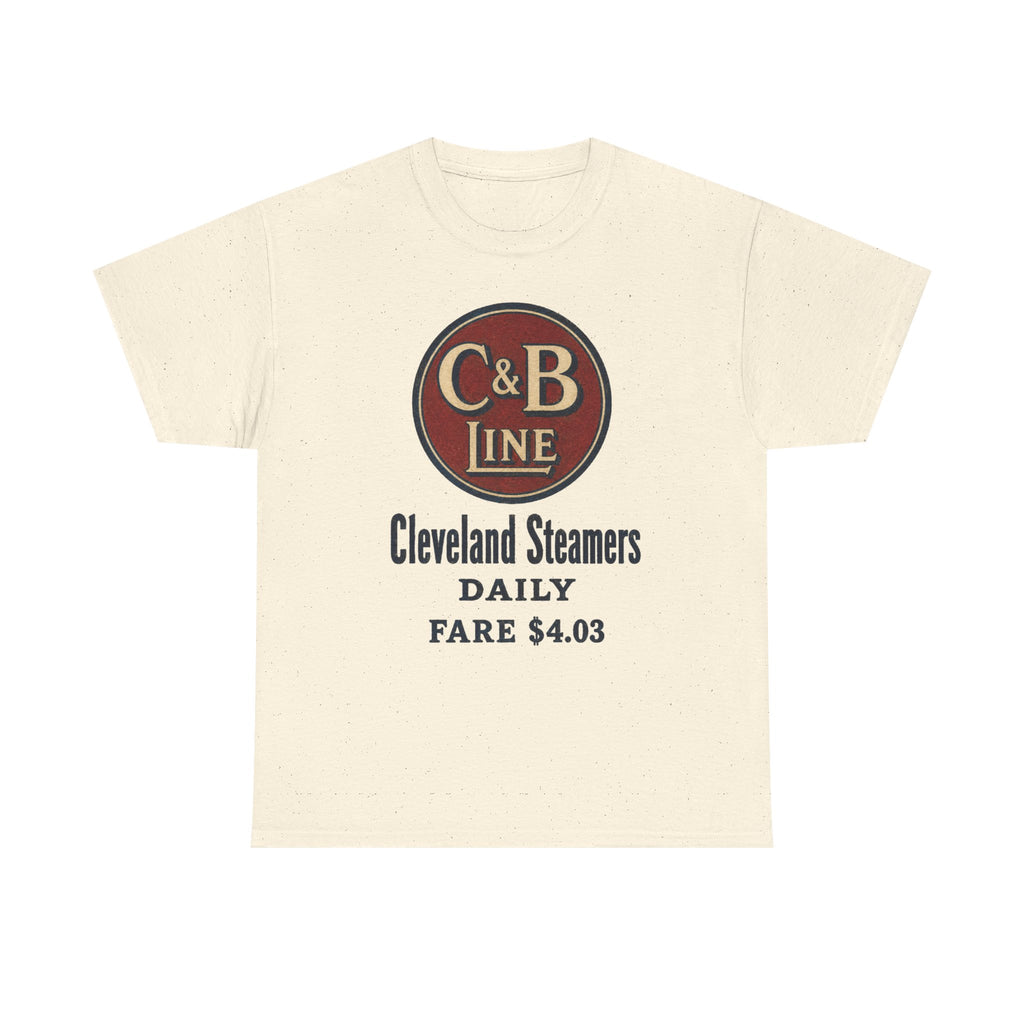 Cleveland Steamers Vintage Logo Tee — C&B Line Daily Fare 4.03