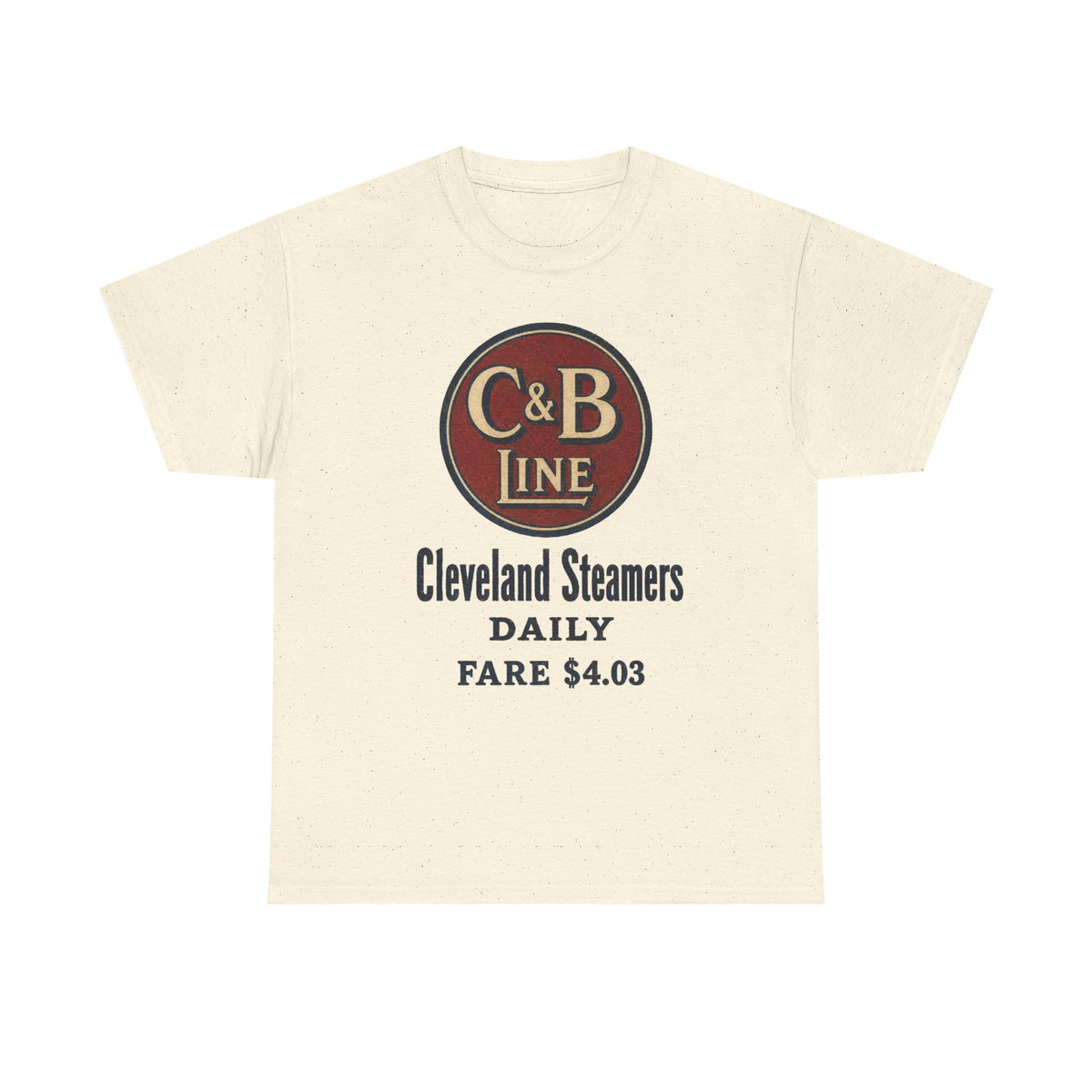 Cleveland Steamers Vintage Logo Tee — C&B Line Daily Fare 4.03