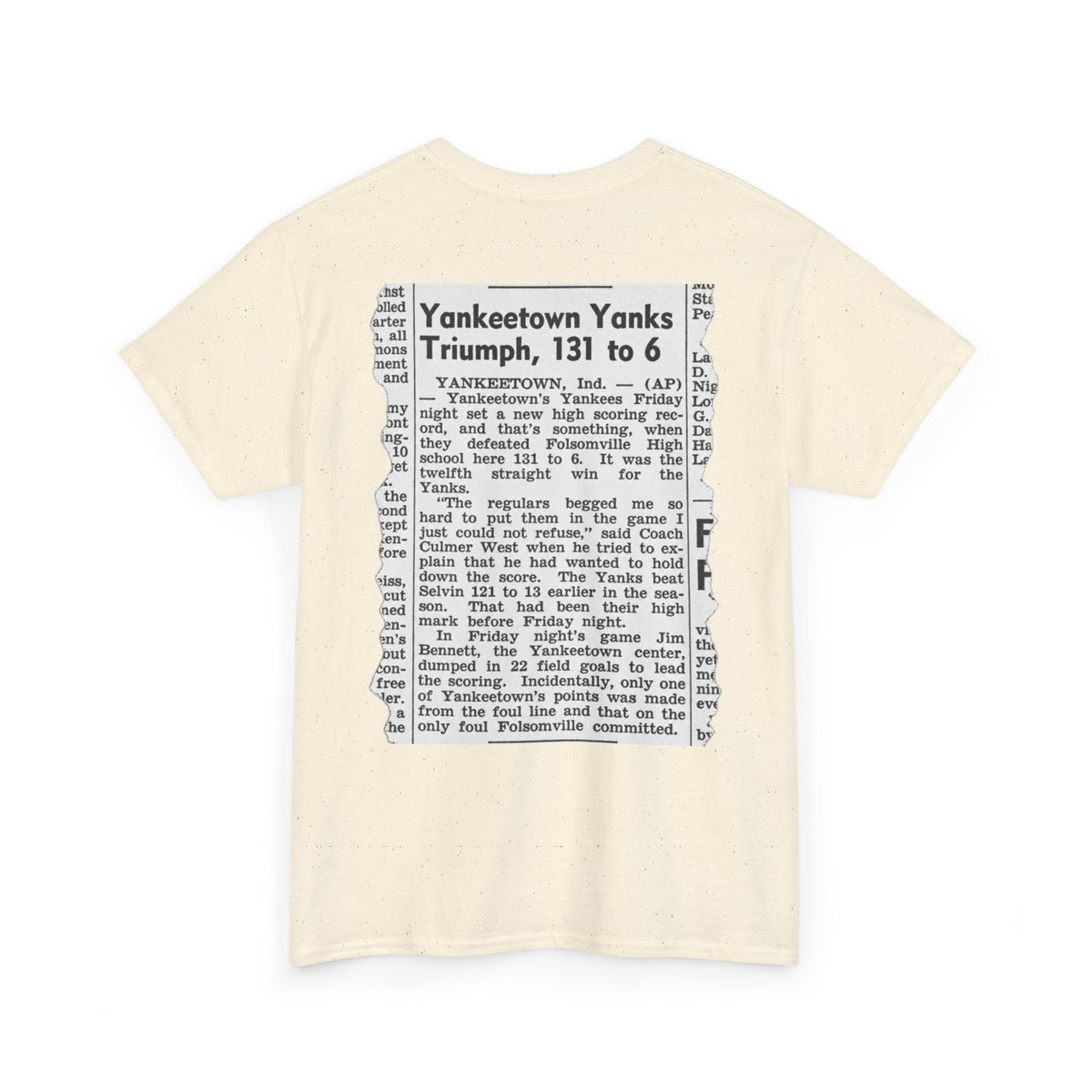 Yankeetown Yanks High School Basketball T-Shirt