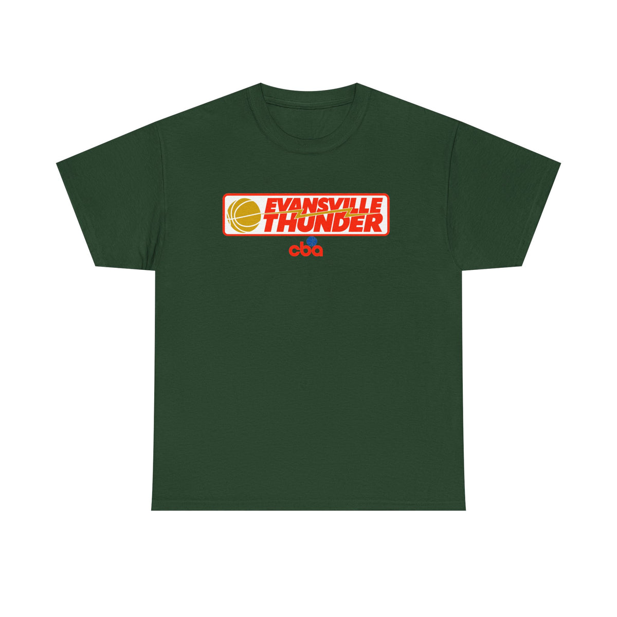 Evansville Thunder Basketball T-Shirt — Retro Logo Tee