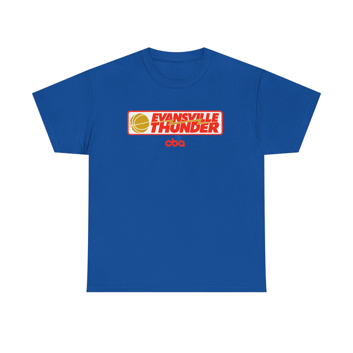 Evansville Thunder Basketball T-Shirt — Retro Logo Tee