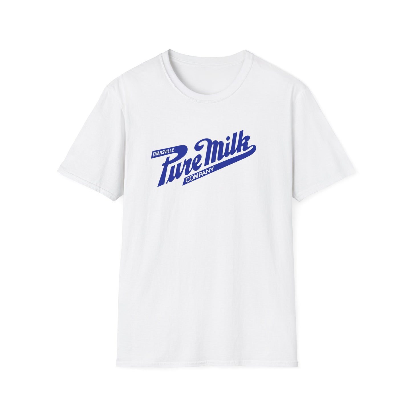 Pure Milk Company Retro Tee — Vintage Evansville Dairy Logo T-Shirt
