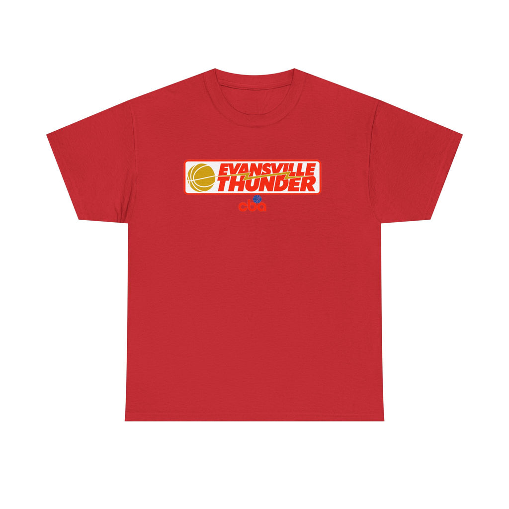 Evansville Thunder Basketball T-Shirt — Retro Logo Tee