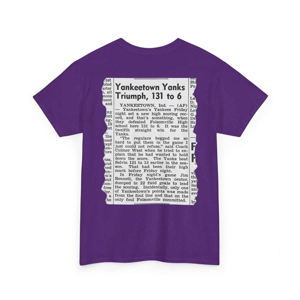 Yankeetown Yanks High School Basketball T-Shirt