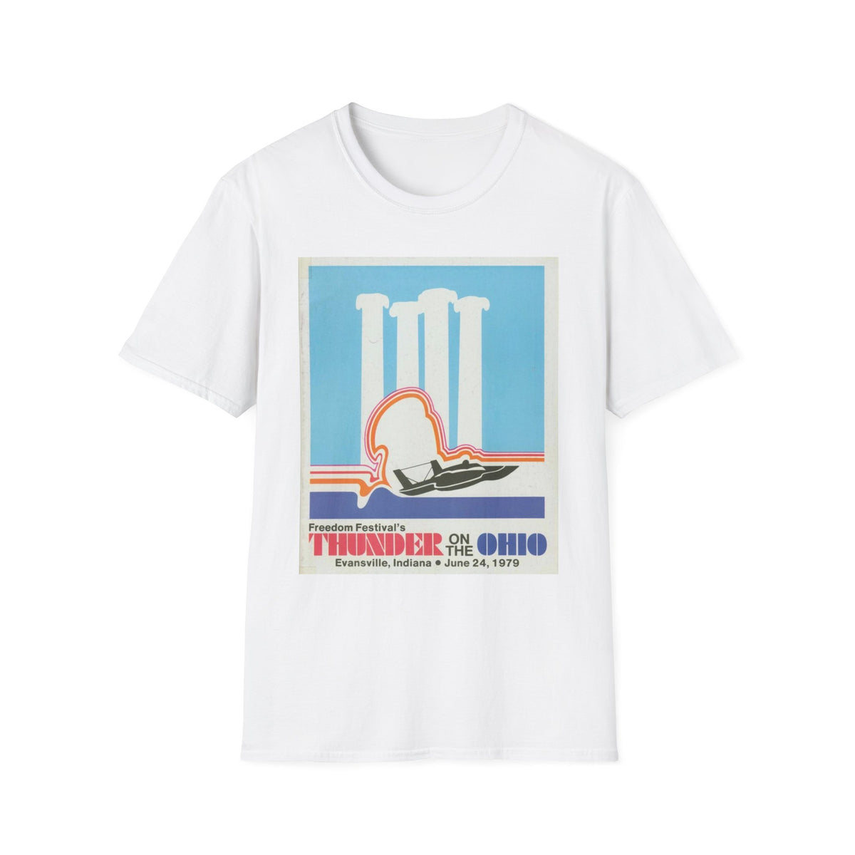 Thunder on the Ohio — Retro 1979 Hydroplane Race T-Shirt