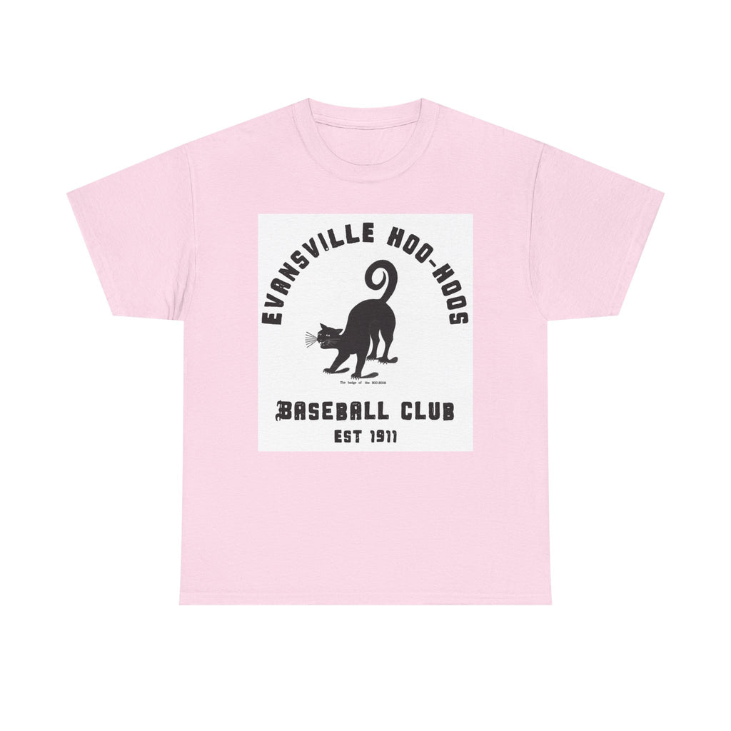 Evansville Hoo-Hoos 1911 Vintage Cat Baseball Tee