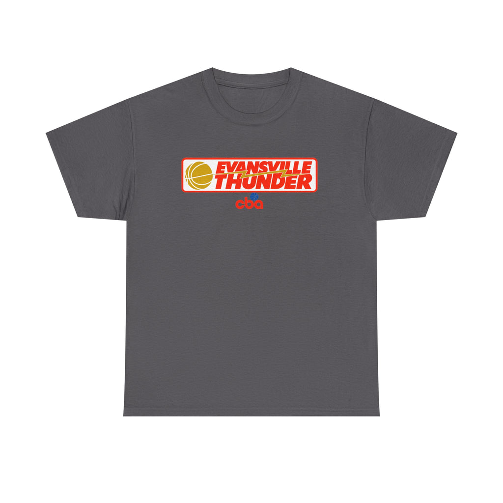 Evansville Thunder Basketball T-Shirt — Retro Logo Tee