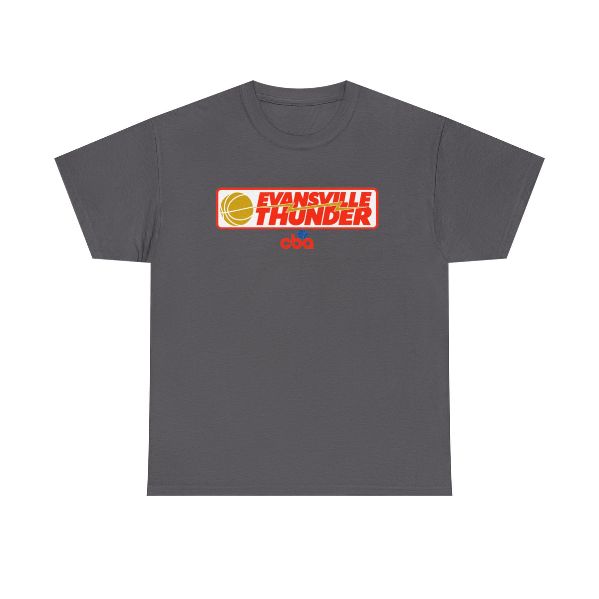 Evansville Thunder Basketball T-Shirt — Retro Logo Tee