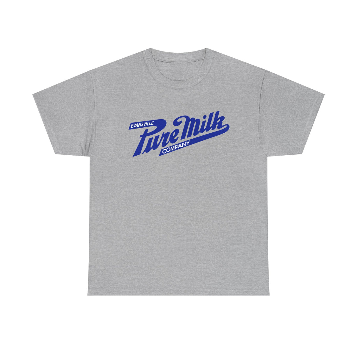Retro Logo T-Shirt — Vintage Evansville Pure Milk Co. Tee