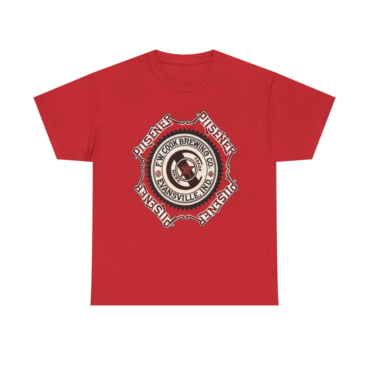 Cook Brewery 1889 Logo Tee — Evansville Beer T‑Shirt
